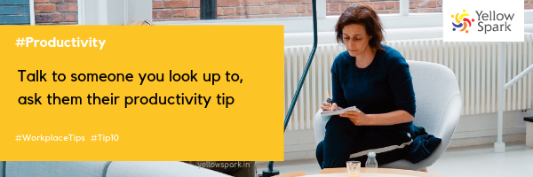 Yellow Spark Workplace Productivity Tip